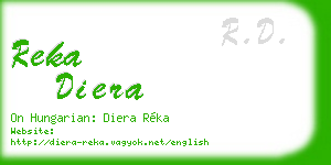 reka diera business card